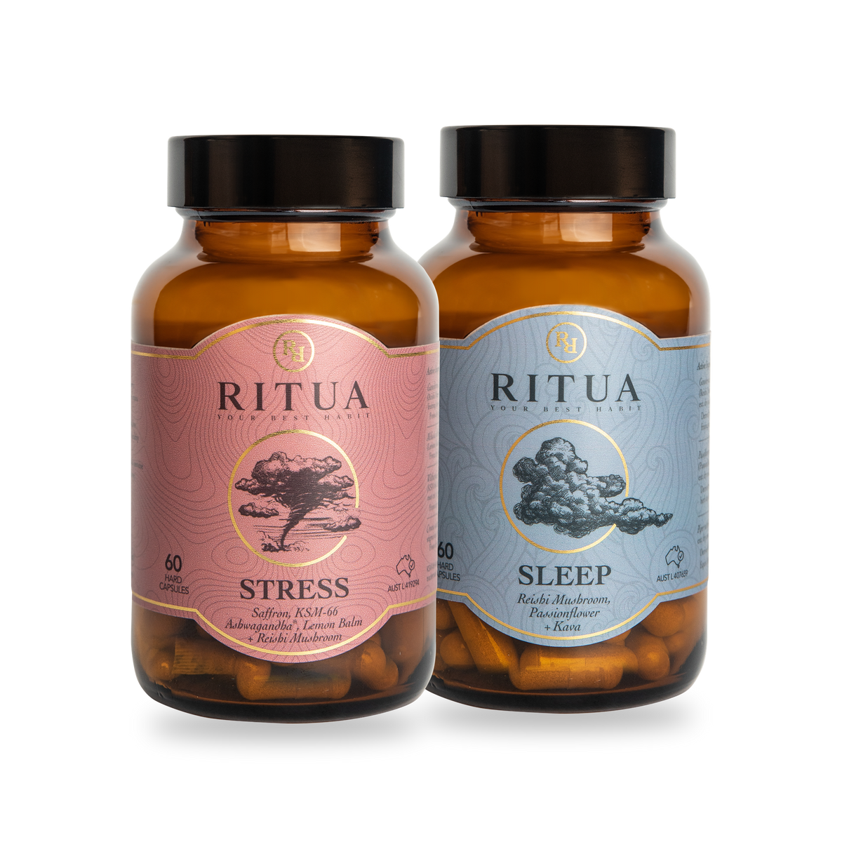 The Calm Bundle, Ritua Stress and Sleep
