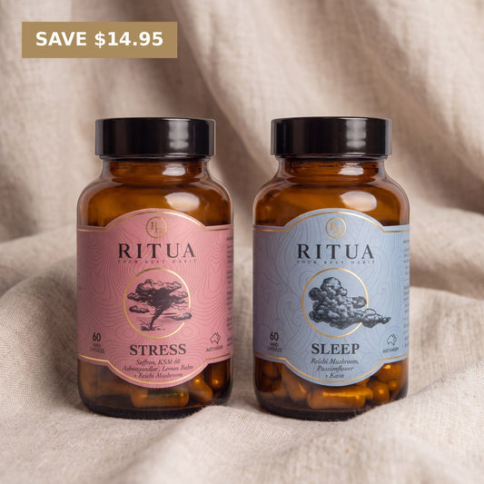 Ritua Calm Stack bundle, Stress and Sleep, save $14.95