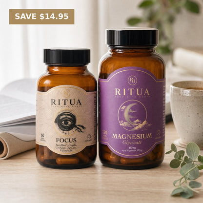 Ritua Focus Stack bundle, Focus and Magnesium Glycinate, save $14.95