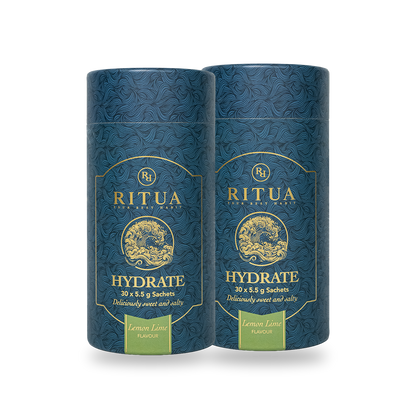 The Hydrate Bundle, two Lemon Lime tubes, 60 sachets